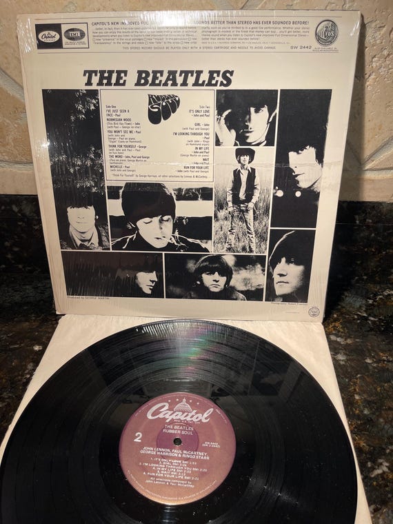 Beatles Rubber Soul NM Shrink LP Vinyl Record - Vintage