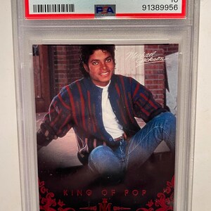 2011 Panini Michael Jackson #91 MICHAEL JACKSON PSA 10 Gem Mint