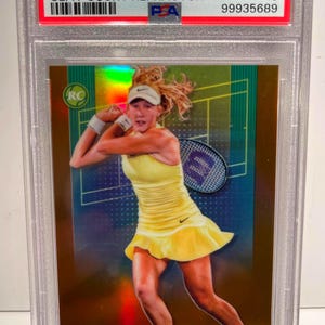 Topps Chrome Tennis 2024 MIRRA ANDREEVA Rookie Card - Clay Court Refractor PSA 10 Gem Mint