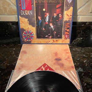 Duran Duran &quot;Seven and the Ragged Tiger&quot; LP Vinyl Record Japan - Free Shipping