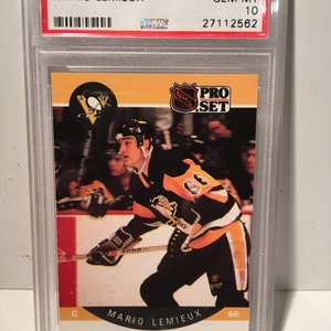 1990 Pro Set MARIO LEMIEUX Psa 10 Encased Graded!