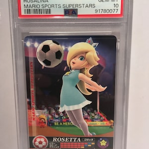 2017 Nintendo Amibo Mario Sports Super Stars #76 Rosalina PSA 10 - Graded Encased