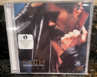 George Michael "Faith" CD Disco compacto sellado NOS 1987 - Faith/Father Figure/One More Try - ¡Envío gratis!