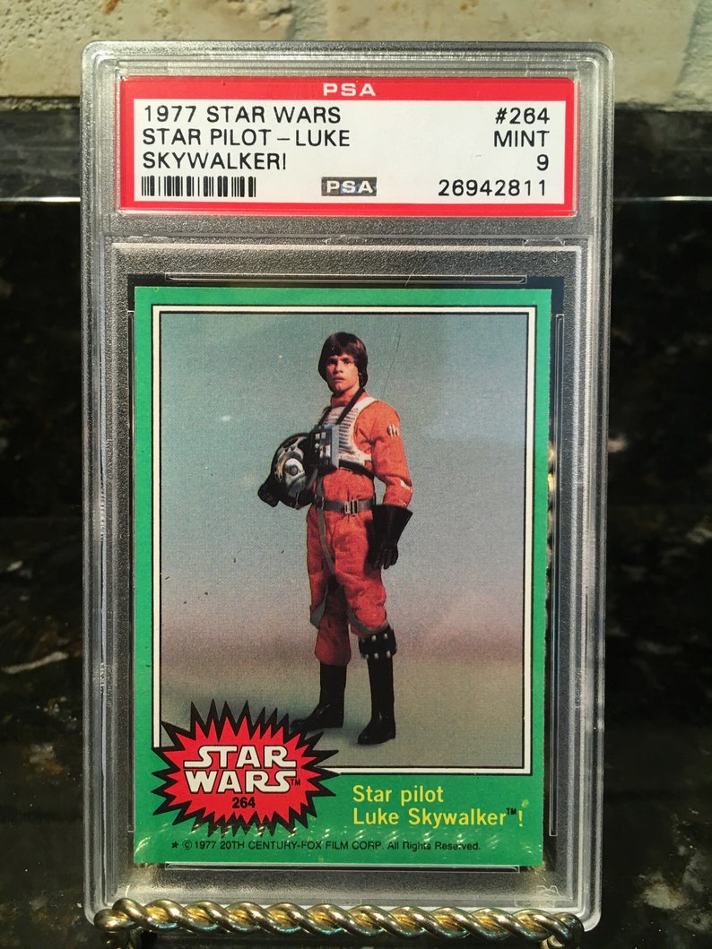 luke skywalker trading cards