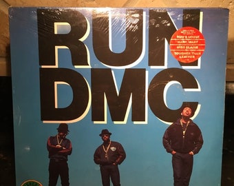 Run DMC Tougher Than Leather 1980s Vintage Pressing LP Vinyl Record Sealed New NOS Rare