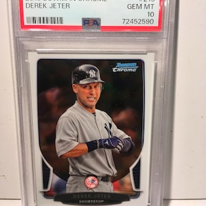 Derek Jeter 2013 Bowman Chrome #215 PSA 10 Gem Mint Graded Encased