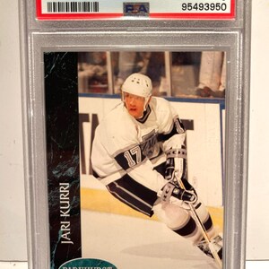 1992 Parkhurst Jari Kurri PSA 9 Kings - HOF Population 1