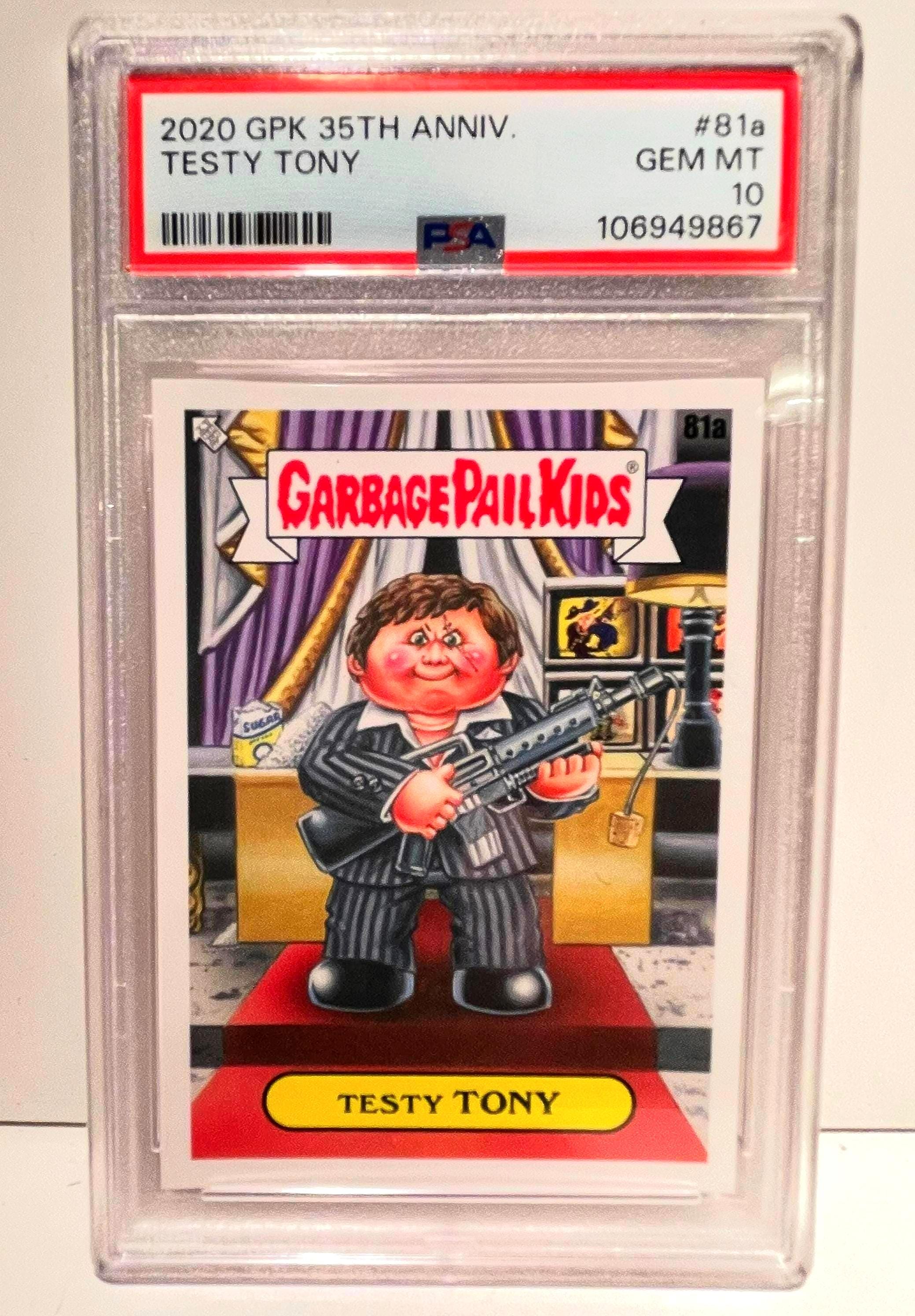2020 Garbage Pail Kids Stickers 30th Anniversary PSA 10 "testy Tony" PSA 10  Gem Mint Encased Graded - Etsy Israel