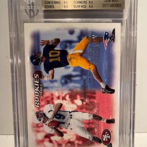 2000 NFL Fleer Skybox Dominion Tom Brady / Carmazzi #234 Rookie