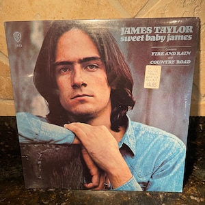 James Taylor &quot;Sweet Baby James&quot; Lp Vinyl Record 1970&#39;s Vintage Sealed NOS - Free Shipping!