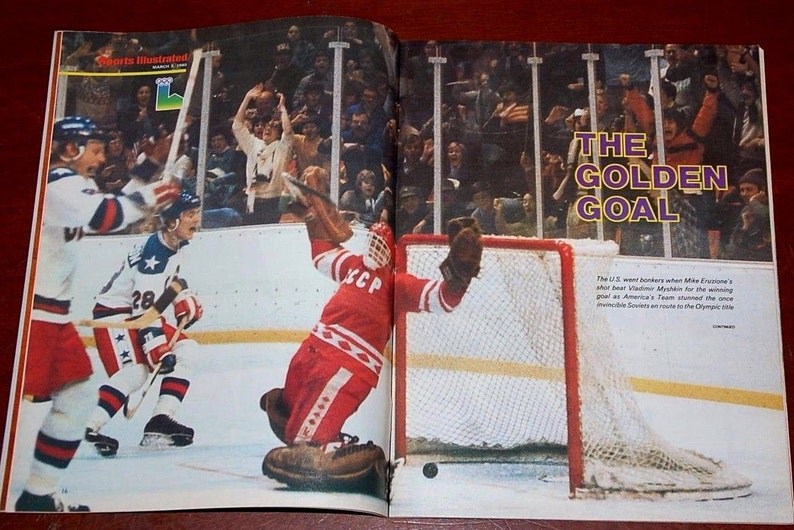 Rare Sports Illustrated March 3 1980 USA Hockey Team Miracle Etsy