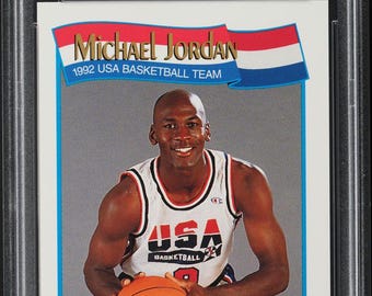 1992 Michael Jordan Skybox USA #45 Chicago Bulls SGC 9 MINT