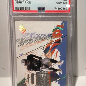 Jerry Rice 2003 SPX PSA 10 Gem Mint Low Pop HOF Raiders