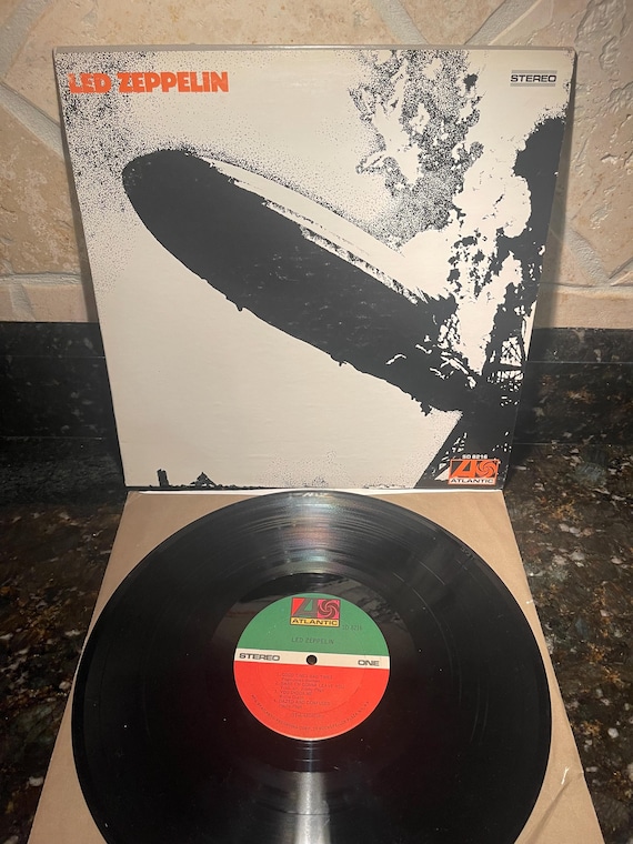 Led Zeppelin 1 Debut Record Vinyl LP Rock - Vintage Pressing - EX