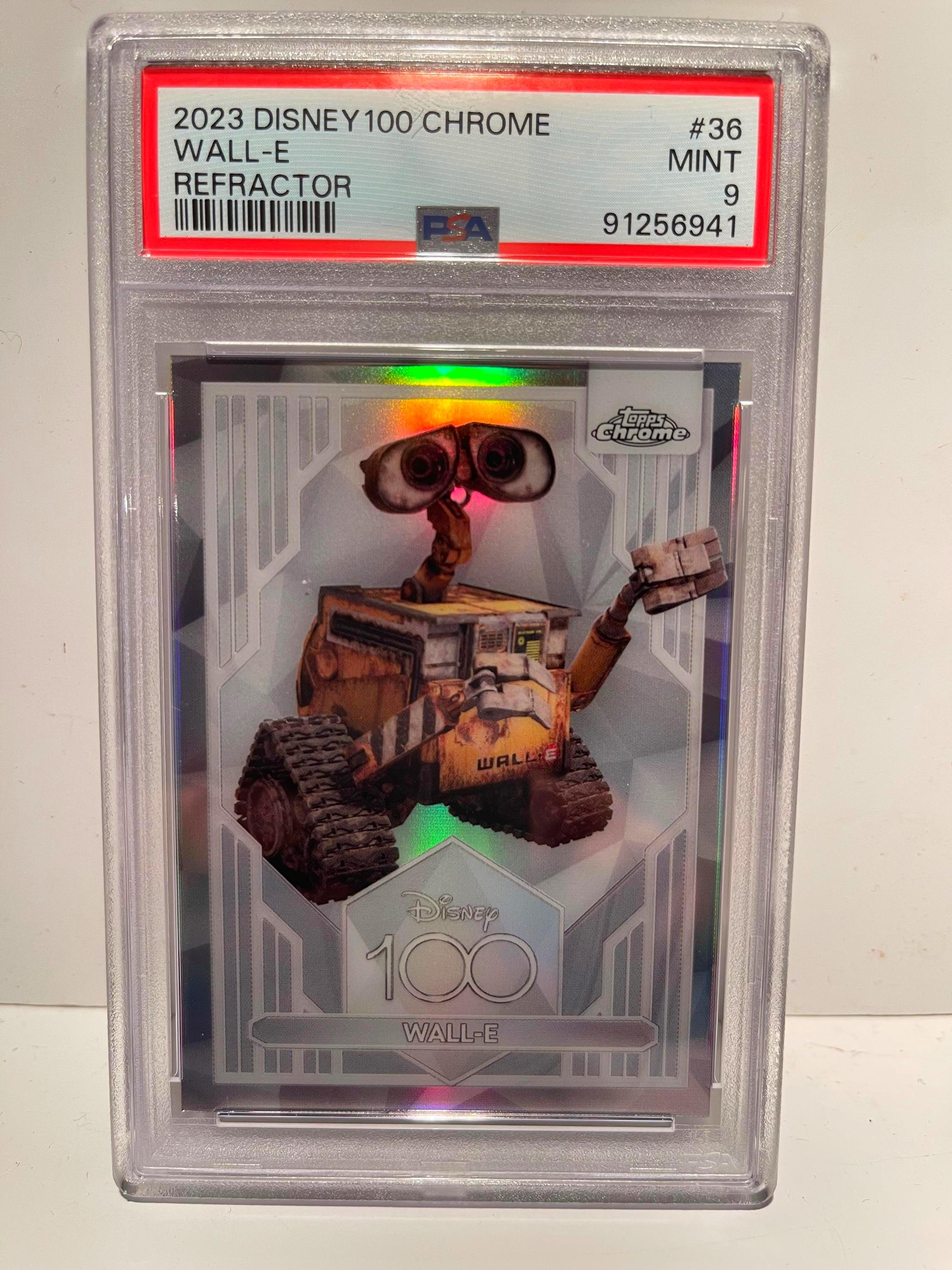 2023 Topps Chrome Disney 100 Wall-e Refractor #36 PSA 9 MINT - Etsy