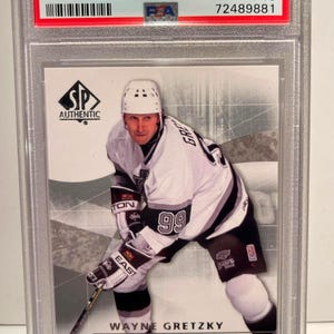 Wayne Gretzky 2008 SP Authentic - Graded, Encased & Authenticated - PSA 10 Gem Mint Kings Hall of Fame