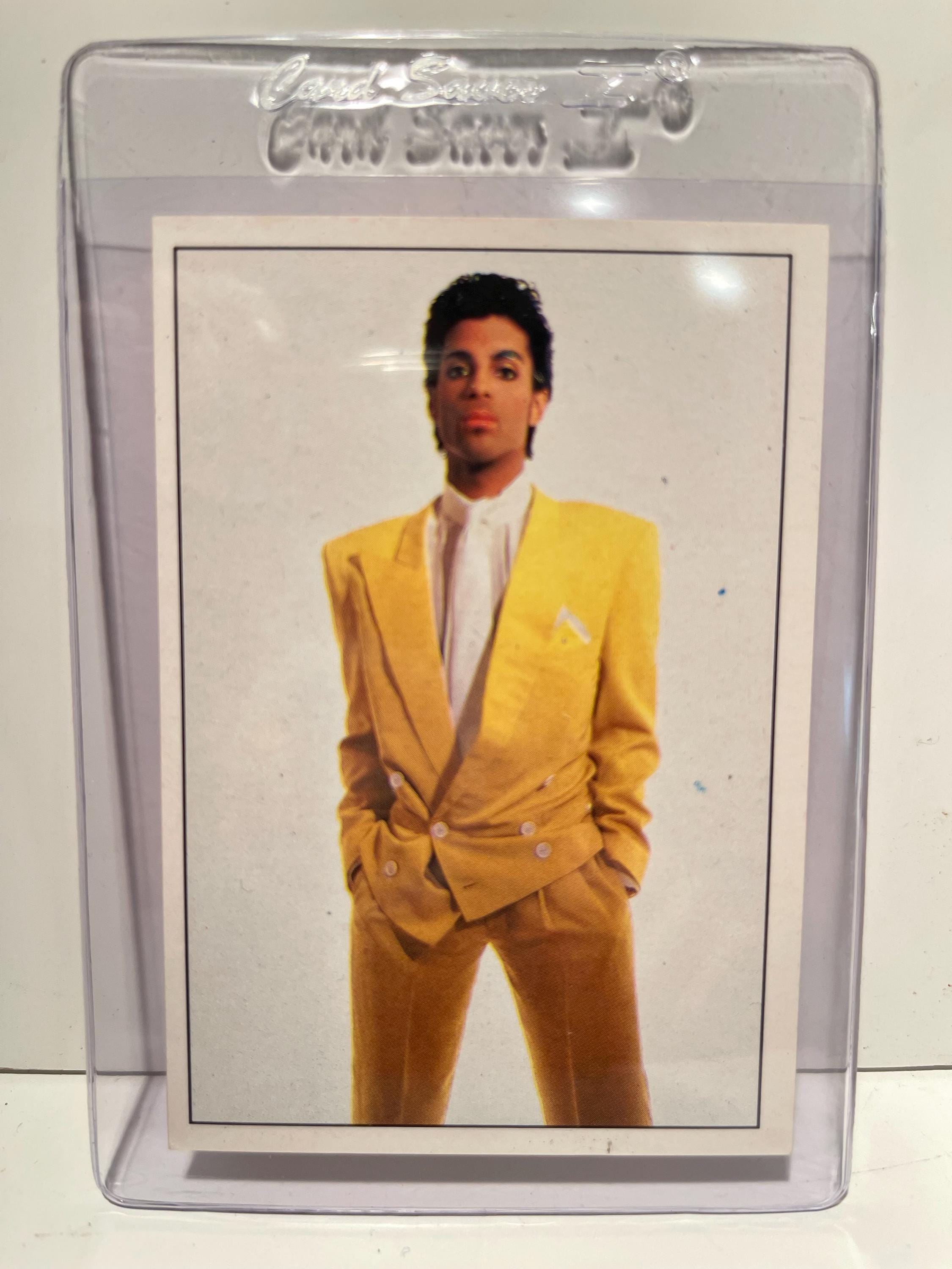 PRINCE 限定Smashing Box Prince 1987 Panini Smash Hits Oversized Sticker Rare Mint