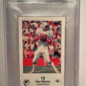1985 Dolphins Police Dan Marino #5 PSA 10 Encased Graded
