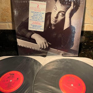 Billy Joel Greatest Hits Volume 1 & 2...Near Mint Shrink Vinyl Record LP - Vintage Free Shipping