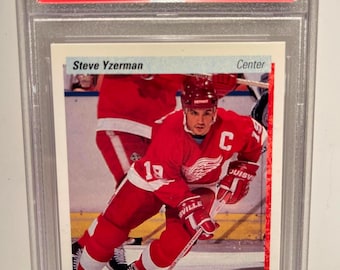 1991-1992 Upper Deck Steve Yzerman Error Card - Etsy