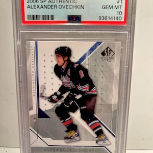 2006 SP Authentic Alexander Ovechkin #1 PSA 10 - Graded Encased