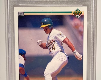 1990 Upper Deck Rickey Henderson #334 Gem Mint PSA 10 - Encased
