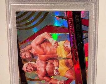 2022 Panini Revolution Astro Hulk Hogan & Macho Man Savage PSA 10 Rare! RIP Legends Population 2