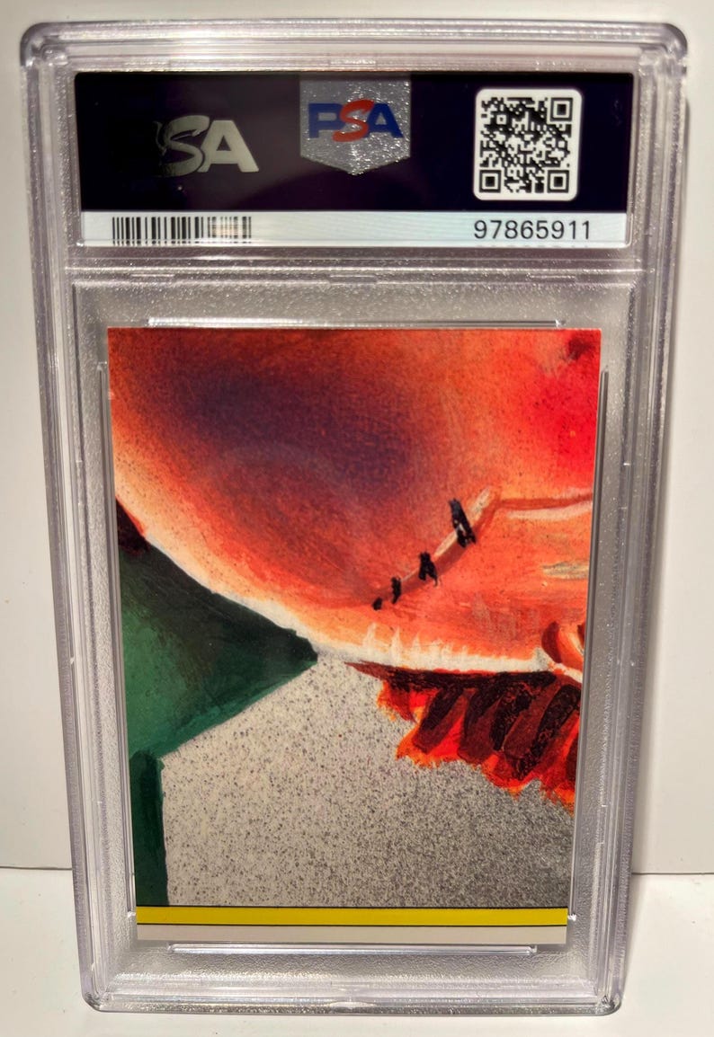 Sticky Ricky Garbage Pail Kid 1986 Garbage Pail Kids Series 3 Sticky Rick W/copyright #123b PSA 10 ...