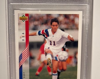 1994 Upper Deck World Cup Soccer Julie Foudy #271 English Spanish