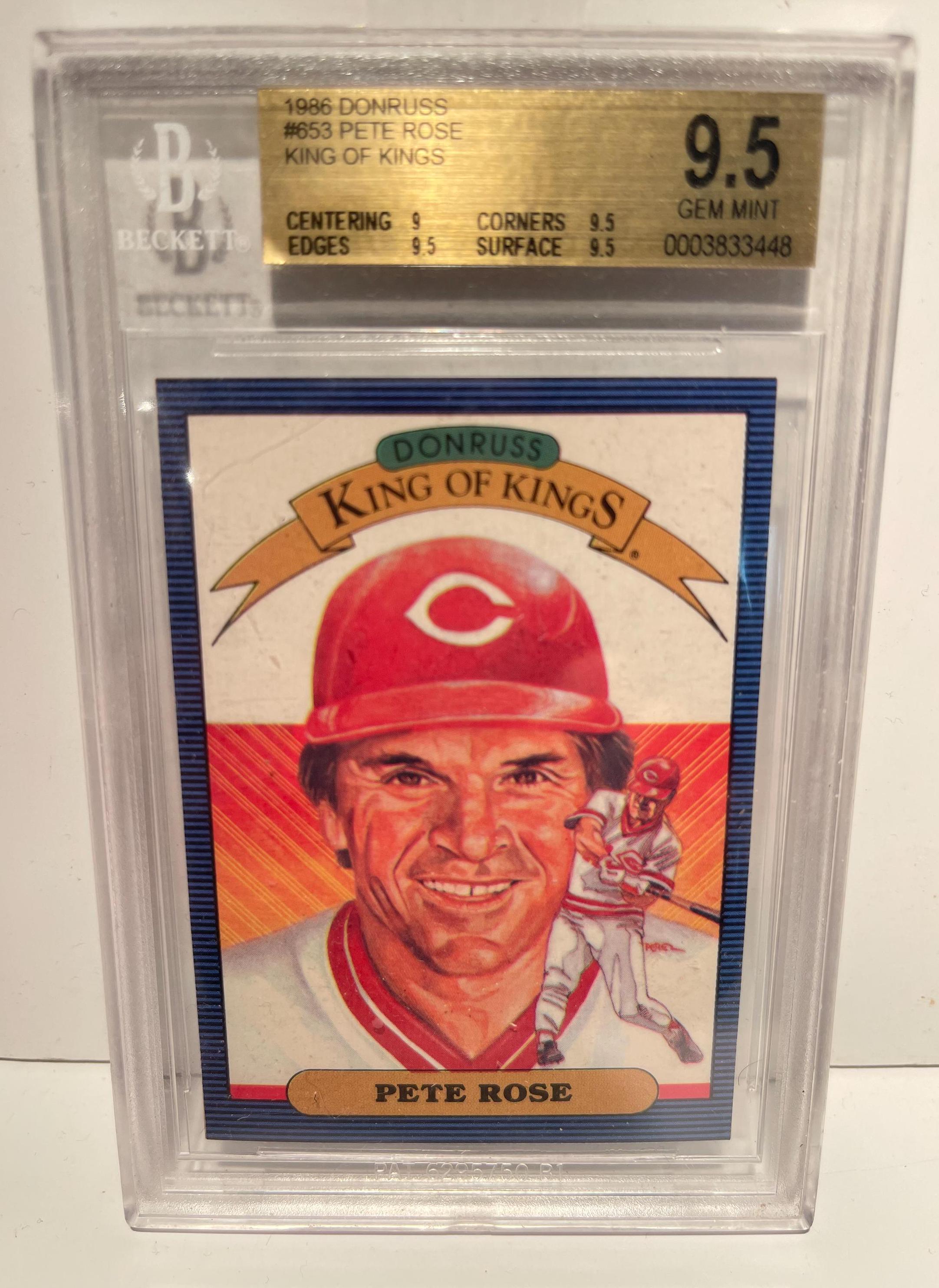 Pete Rose 1986 Donruss Diamond Kings 