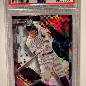 2024 Topps Finest - Checkerboard Refractor #200 Aaron Judge PSA 10 GEM MINT!