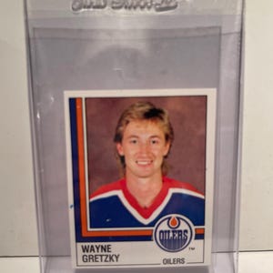 1987 Panini Hockey Stickers Wayne Gretzky NM+ Rare Edmonton Oilers