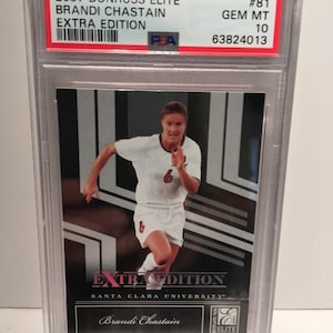 2007 Donruss Elite Extra Edition Brandi Chastain USA Soccer PSA 10 Gem Mint Rare