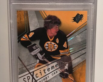 2008 SPx SPxcitement Bobby Orr #X6 PSA 10 - Limitado a 999 producidos - Ultra raro PSA 10