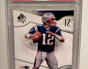 Tom Brady 2009 SP Authentic PSA 10 Rare Encased Graded Authenticated
