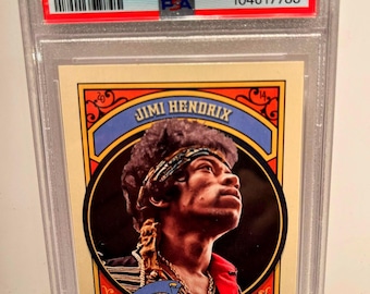 2014 Panini Golden Age #105 Jimi Hendrix Card PSA 10 Graded Encased Rock Legend