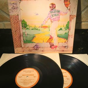 Elton John - Yellow Brick Road Vintage 70s Pressing - Vinyl Record LP EX ! Free Shipping