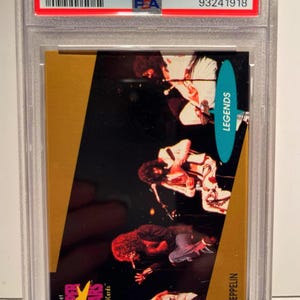 1991 Proset Superstars Musickarten Led Zeppelin #22 PSA 10 Seltene Bevölkerung 2!!