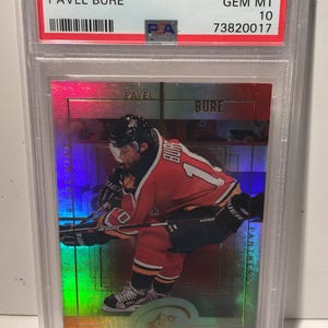 1999 SPX Pavel Bure PSA 10 Gem Mint Florida Panthers - Rare 10 Grade - Encased Graded