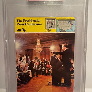 1979 Panarizon &quot;The Presidential Press Conference&quot; Jimmy Carter Rare Psa 10 - RIP