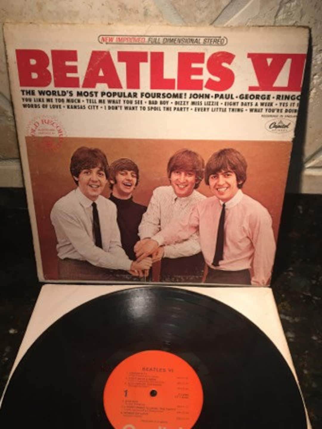 Beatles VI - Vintage Pressing - Vintage Vinyl Record LP- VG+ Free