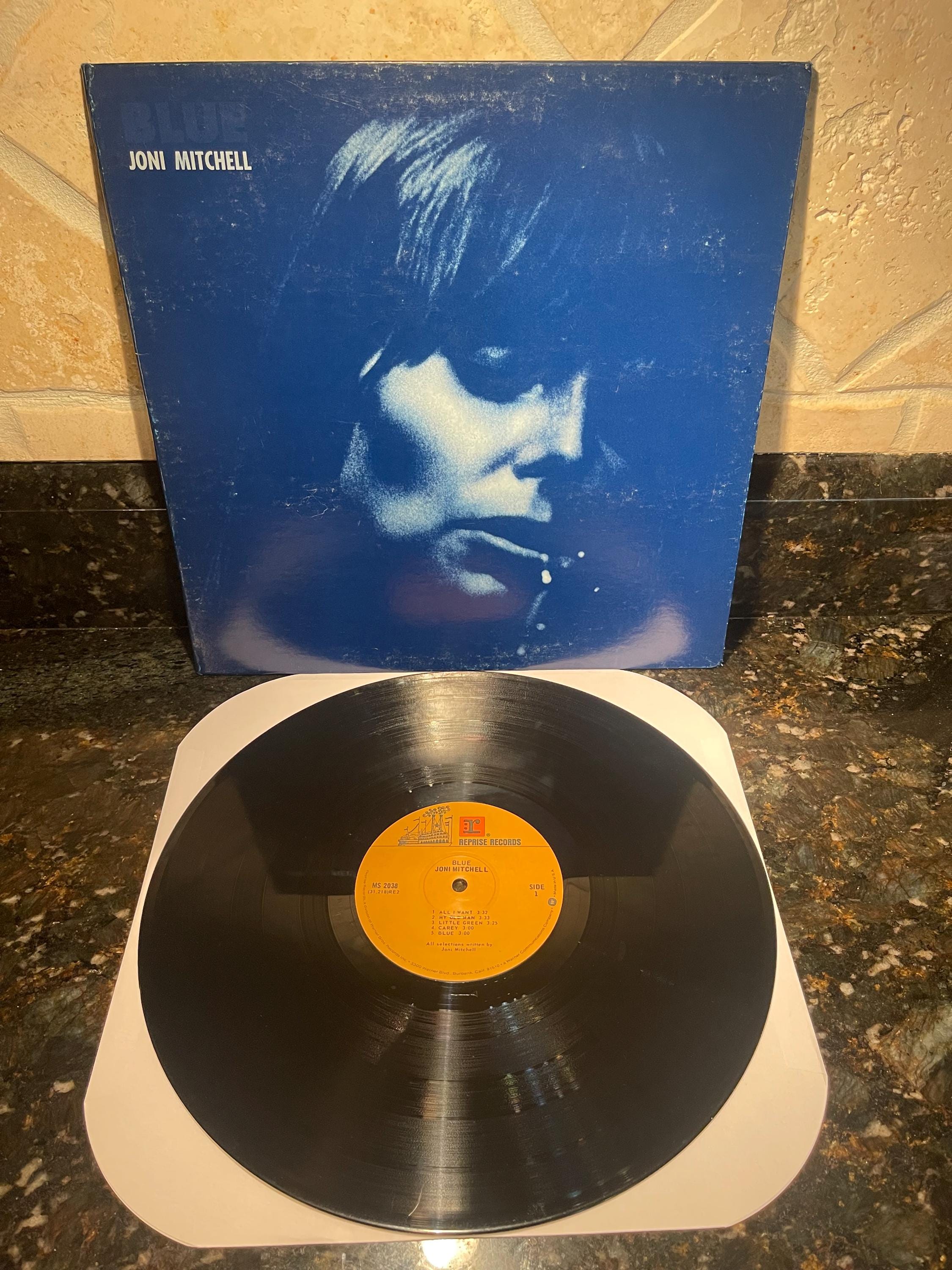 Joni Mitchell Blue Vinyl - Etsy