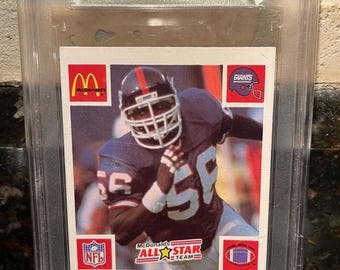 1986 McDonald&#39;s All-Stars Lawrence Taylor #56 Green PSA 10 - Graded Encased