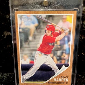 2011 Topps Heritage Minor League Bryce Harper #16 PSA 10, RC Nationals/Phillies