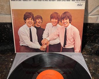 ビートルズ - 1964年オリジナル未カット切手 - ヴィンテージ