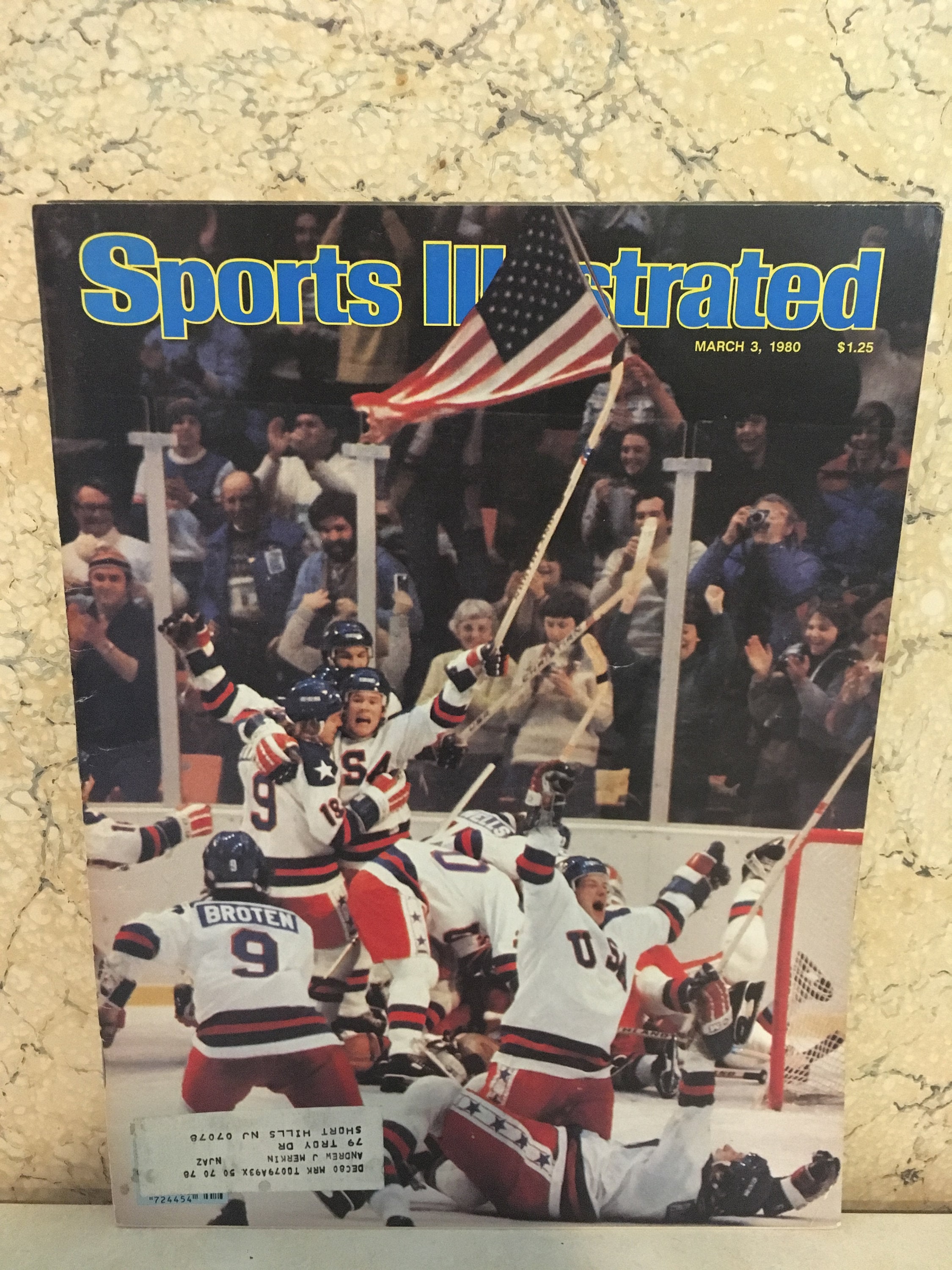 Rare Sports Illustrated March 3 1980 USA Hockey Team Miracle on