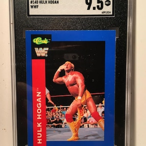 1991 Classic Hulk Hogan WWF Wrestling Graded Encased SGC 9.5