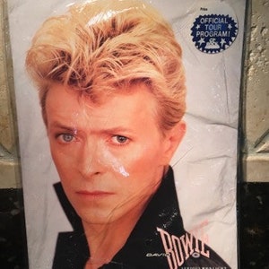 David Bowie &quot;Serious Moonlight&quot; Concert Tour Book Program - Sealed NOS