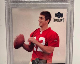 2005 Upper Deck Kickoff #91 Aaron Rodgers Rookie RC Packers Steelers PSA 10