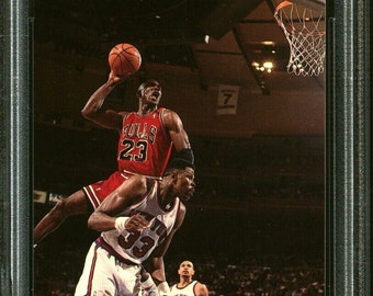 1990 Fleer MICHAEL JORDAN Chicago Bulls #26 PSA 9 Mint Hall